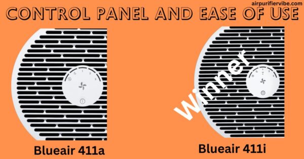 Blueair 411a vs 411i-Control Panel and Ease of Use