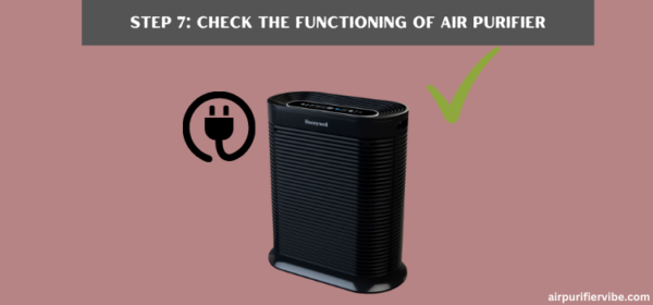 Check the functioning of the Air Purifier